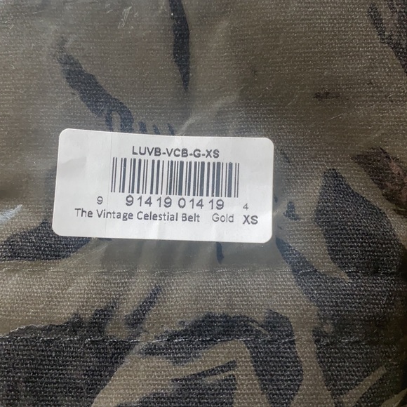 The Vintage Celeste Belt in Gold - Picture 3 of 5